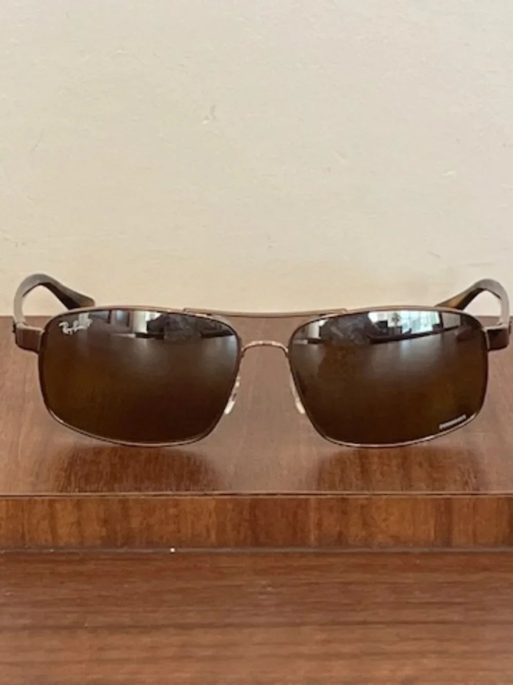 Ray-Ban RB 3604-CH Sunglasses Chromance Brown Tortoise Frame 62-15-130 Italy